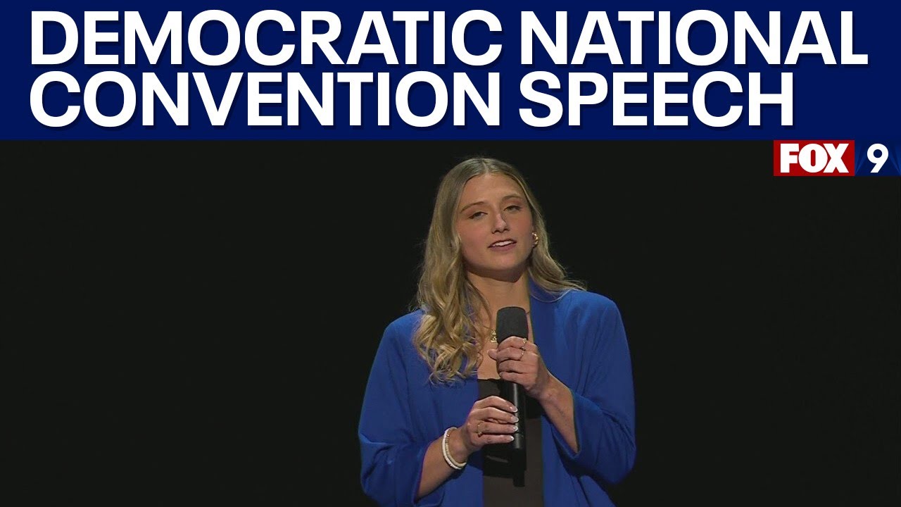 Rape survivor condemns abortion bans in powerful DNC speech